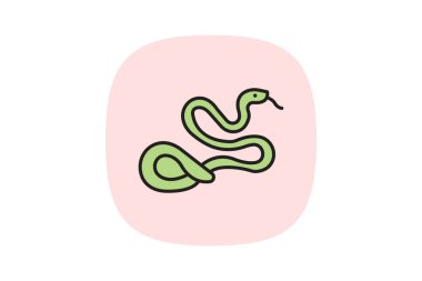 Jartiyer Yılan, vektör, piksel mükemmel, illüstratör dosyası