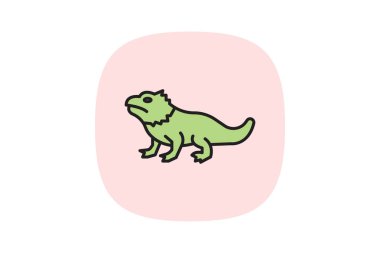 Tuatara, vektör, piksel mükemmel, çizer dosyası