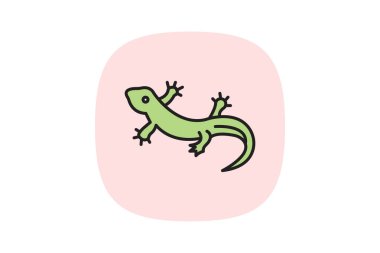 Ateş Semenderi, vektör, piksel mükemmel, illüstratör dosyası