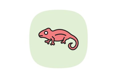 Jackson 'ın Bukalemunu, vektör, piksel mükemmel, illüstratör dosyası