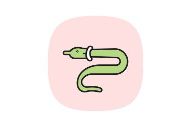 Yavaş Solucan, vektör, piksel mükemmel, illüstratör dosyası