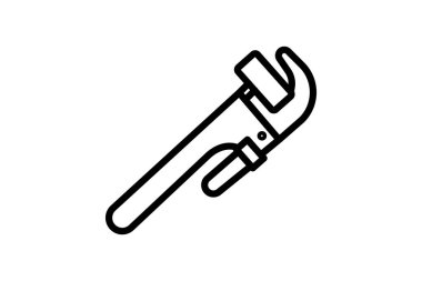 Boru Anahtarı, vektör, piksel mükemmel, illüstratör dosyası