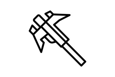 Caliper, vektör, piksel mükemmel, illüstratör dosyası