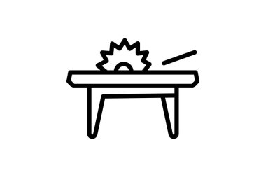 Tablo Testere, vektör, piksel mükemmel, illüstratör dosyası