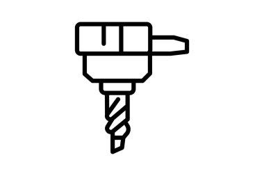 Matkap ucu, vektör, piksel mükemmel, illüstratör dosyası