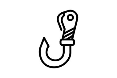 Kanca, vektör, piksel mükemmel, illüstratör dosyası