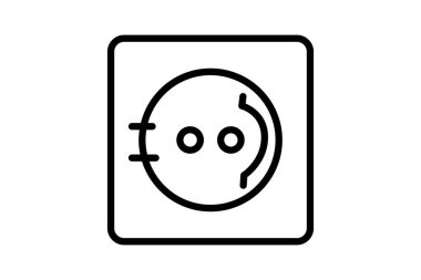 Soket, vektör, piksel mükemmel, çizer dosyası