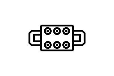 Uçbirim Bloğu, vektör, piksel mükemmel, illüstratör dosyası