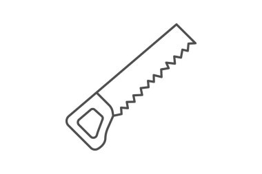 Demir testeresi, vektör, piksel mükemmel, illüstratör dosyası