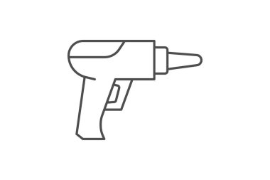 Isı Silahı, vektör, piksel mükemmel, illüstratör dosyası