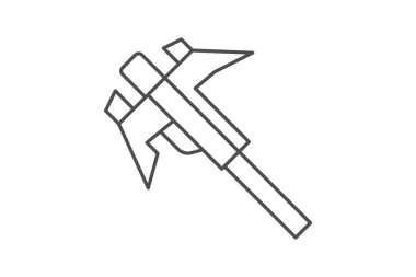 Caliper, vektör, piksel mükemmel, illüstratör dosyası