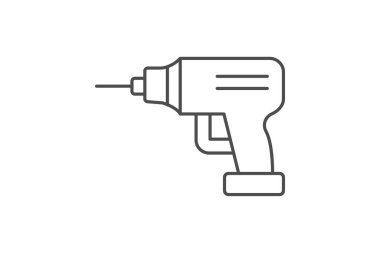 Power Drill, vektör, piksel mükemmel, illüstratör dosyası