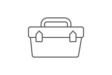 Araç kutusu, vektör, piksel mükemmel, illüstratör dosyası