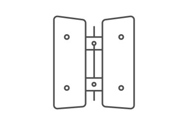Menteşe, vektör, piksel mükemmel, çizer dosyası