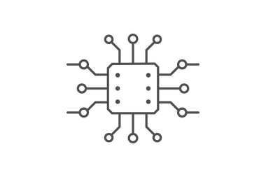 Pcb tahtası, vektör, piksel mükemmel, illüstratör dosyası