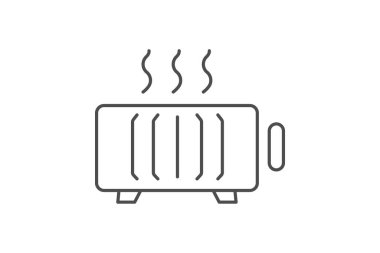 Radyatör, vektör, piksel mükemmel, illüstratör dosyası