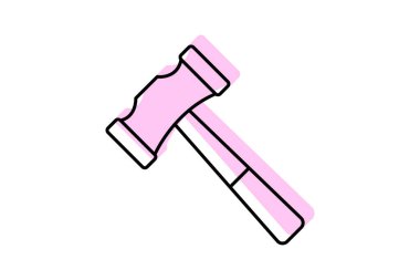 Çekiç, vektör, piksel mükemmel, çizer dosyası