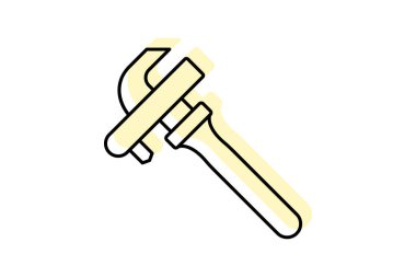 Anahtar, vektör, piksel mükemmel, illüstratör dosyası