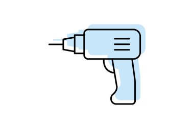 Matkap, vektör, piksel mükemmel, illüstratör dosyası