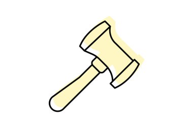 Balyoz, vektör, piksel mükemmel, illüstratör dosyası