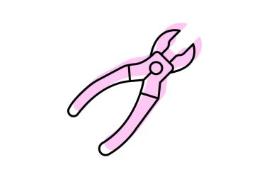 Kablo kesici, vektör, piksel mükemmel, illüstratör dosyası