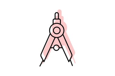 Pusula, vektör, piksel mükemmel, illüstratör dosyası