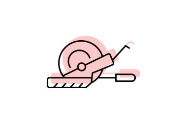 Miter Testere, vektör, piksel mükemmel, illüstratör dosyası