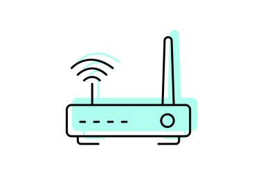 Yönlendirici, vektör, piksel mükemmel, illüstratör dosyası