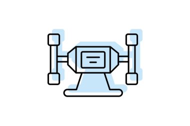 Öğütücü, vektör, piksel mükemmel, illüstratör dosyası