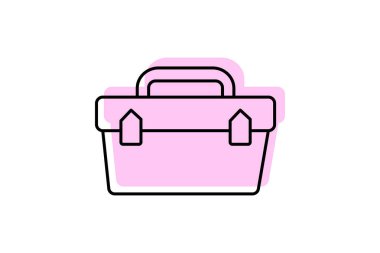 Araç kutusu, vektör, piksel mükemmel, illüstratör dosyası