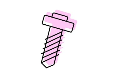 Bolt, vektör, piksel mükemmel, illüstratör dosyası