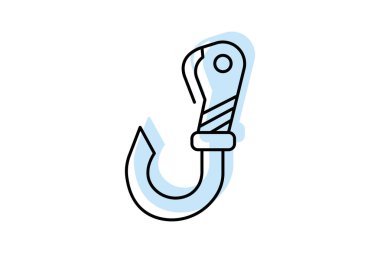 Kanca, vektör, piksel mükemmel, illüstratör dosyası