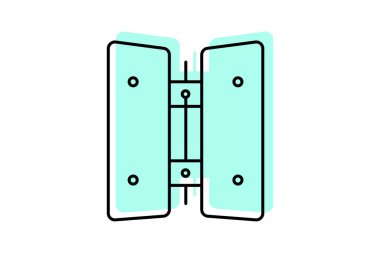 Menteşe, vektör, piksel mükemmel, çizer dosyası