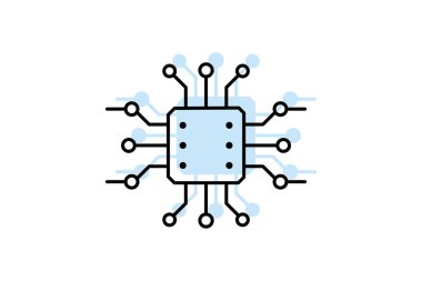 Pcb tahtası, vektör, piksel mükemmel, illüstratör dosyası
