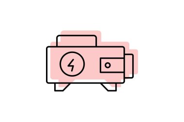 Jeneratör, vektör, piksel mükemmel, çizer dosyası