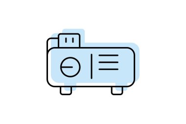 Kompresör, vektör, piksel mükemmel, çizer dosyası