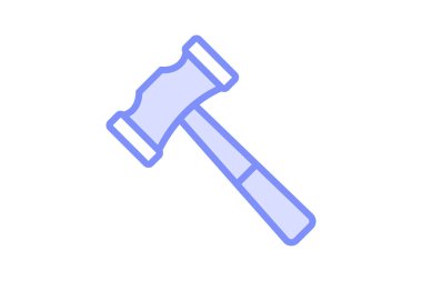 Çekiç, vektör, piksel mükemmel, çizer dosyası