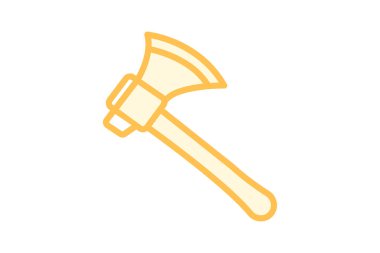 Axe, vektör, piksel mükemmel, illüstratör dosyası