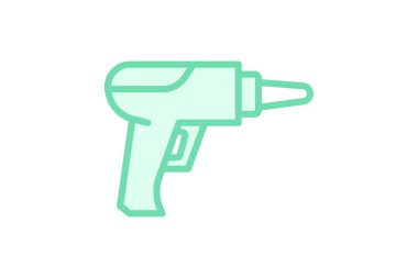 Isı Silahı, vektör, piksel mükemmel, illüstratör dosyası