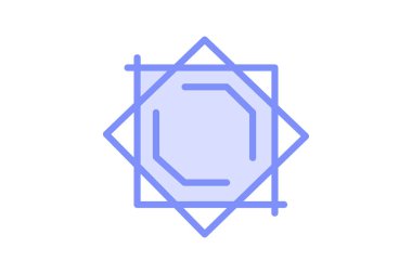 Kare, vektör, piksel mükemmel, illüstratör dosyası