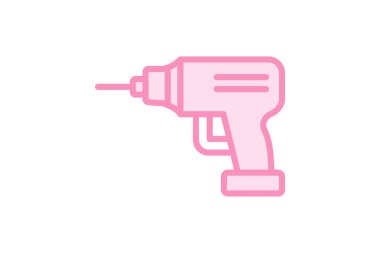 Power Drill, vektör, piksel mükemmel, illüstratör dosyası
