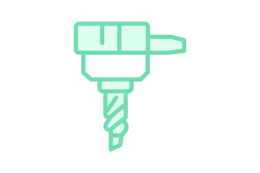 Matkap ucu, vektör, piksel mükemmel, illüstratör dosyası