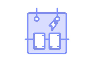 Devre Kesici, vektör, piksel mükemmel, illüstratör dosyası