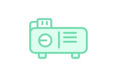 Kompresör, vektör, piksel mükemmel, çizer dosyası