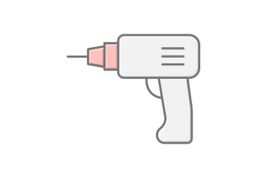 Matkap, vektör, piksel mükemmel, illüstratör dosyası