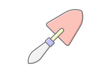 Trowel, vektör, piksel mükemmel, çizer dosyası