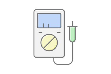 Çoklu metre, vektör, piksel mükemmel, illüstratör dosyası