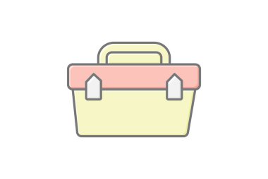 Araç kutusu, vektör, piksel mükemmel, illüstratör dosyası