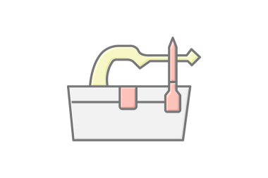 Araç Torbası, vektör, piksel mükemmel, illüstratör dosyası