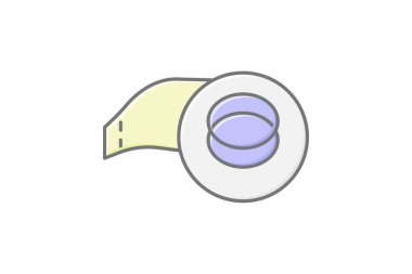 Koli bandı, vektör, piksel mükemmel, illüstratör dosyası